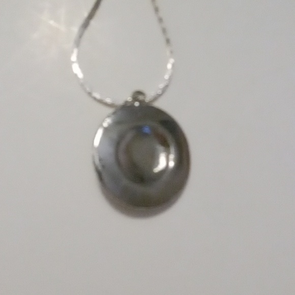 Necklace and Bracelet Bundle of 2 Silvertone & Rhinestones Pendant - Picture 6 of 6